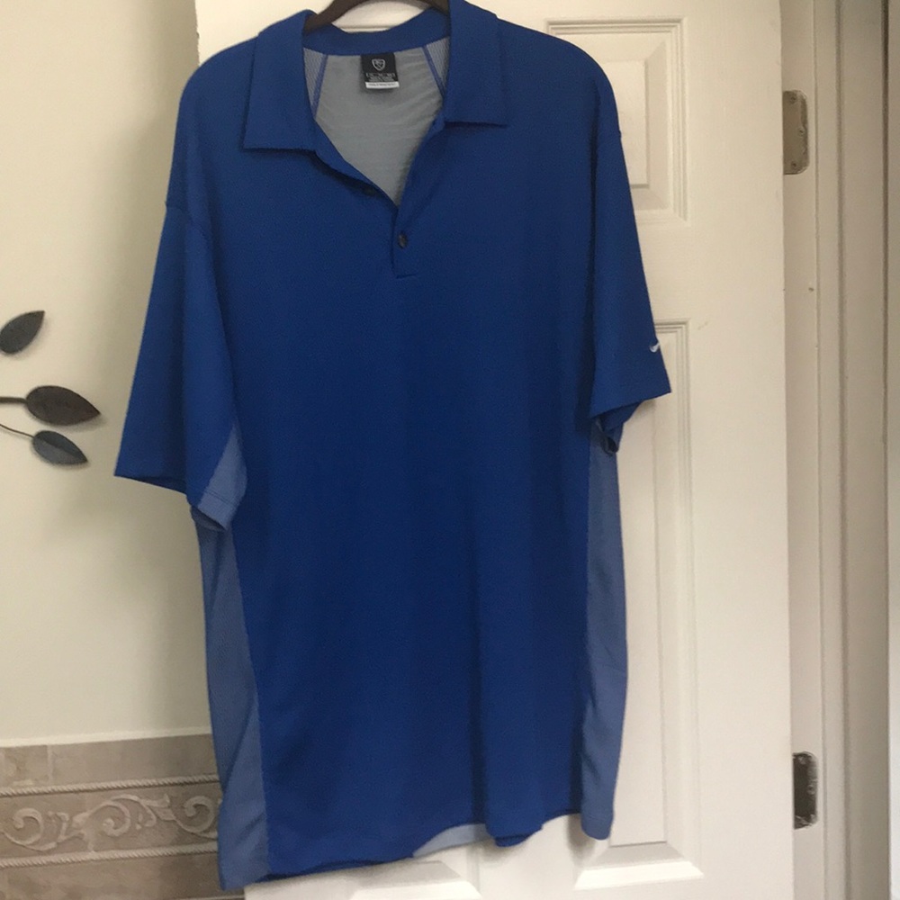 Nike golf shirt.